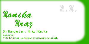 monika mraz business card