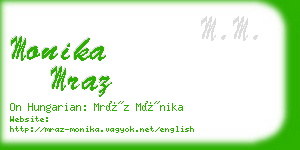 monika mraz business card